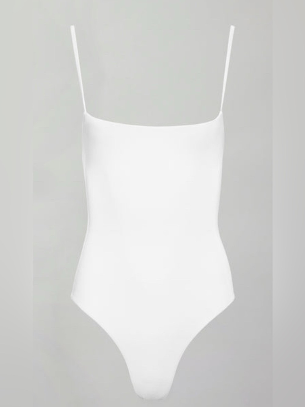 Carbon38 White Simple Basic Swimsuit XS NWT